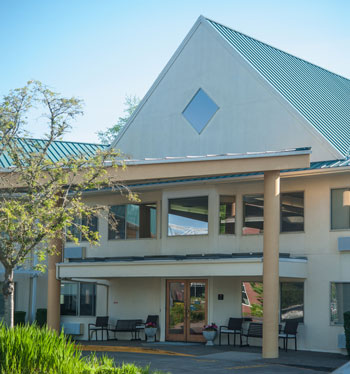 Exterior View of Timberhill Place Assisted Living in Corvallis, Oregon